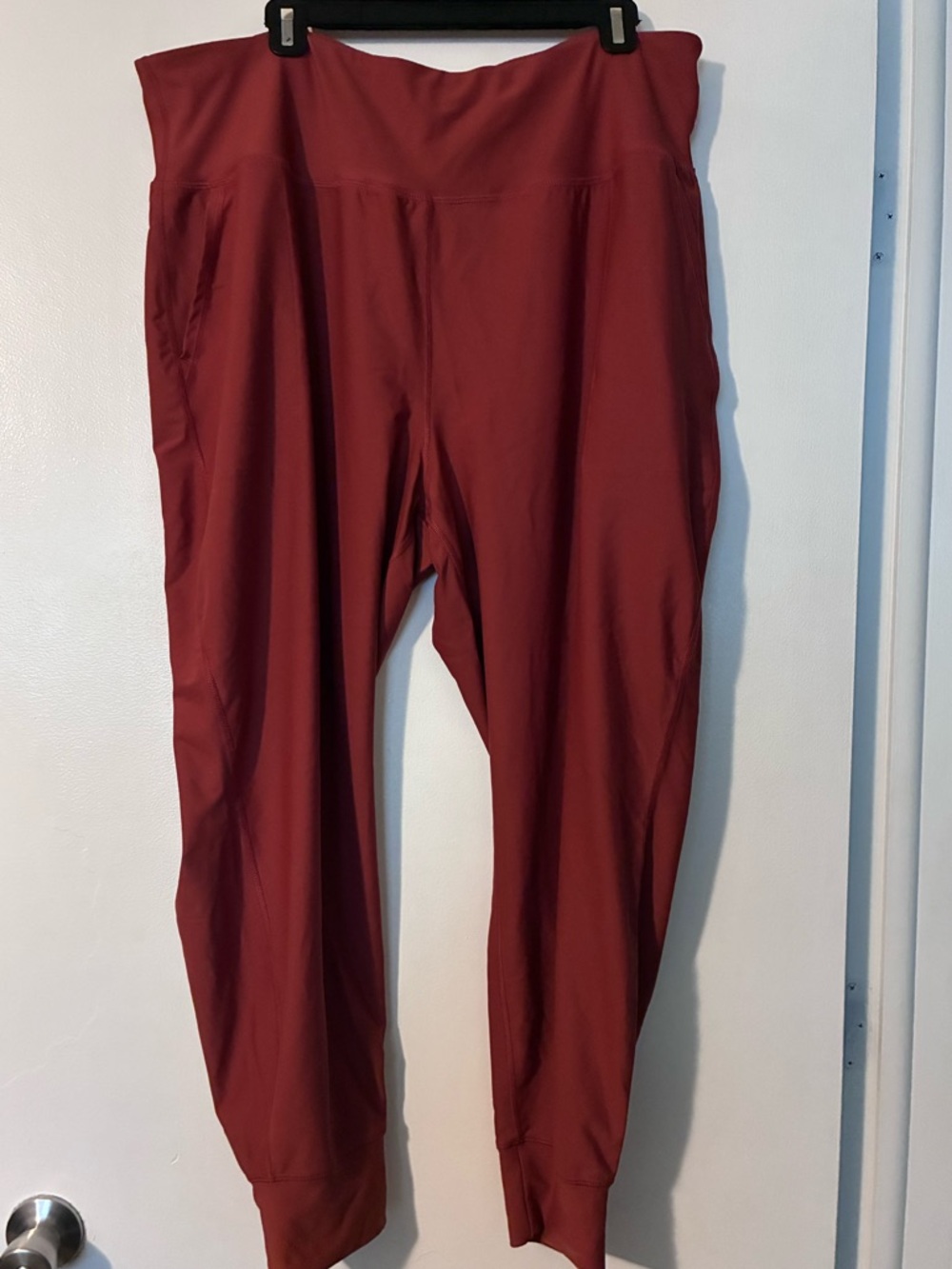 Old Navy Red High-Rise Active Jogger